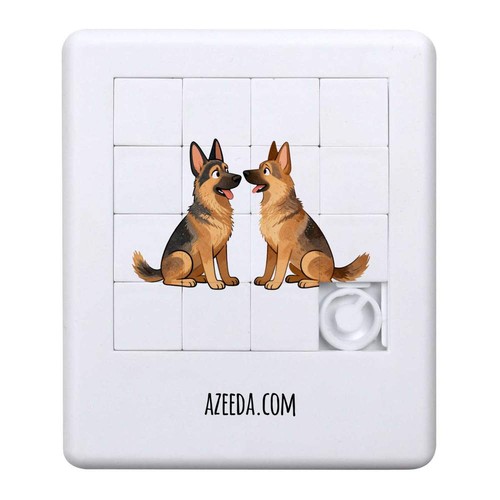 German shepherd pair sliding - shepherd,