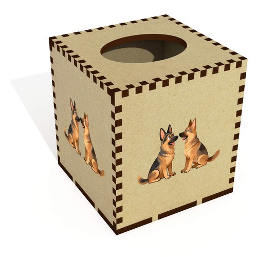 German shepherd pair - shepherd, pair'