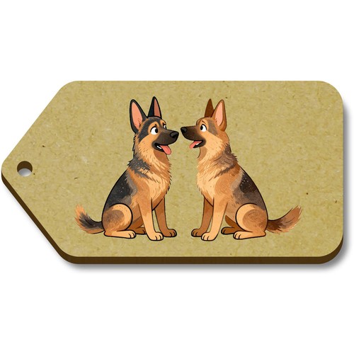 German shepherd pair mdf - 'german,