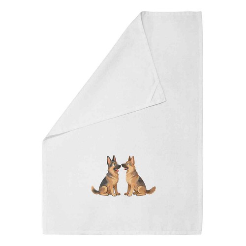 German shepherd pair cotton - shepherd, pair'