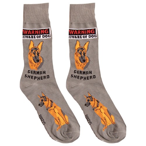 German shepherd warning dog - german,