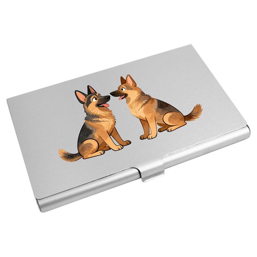 German shepherd pair metal - 'german,