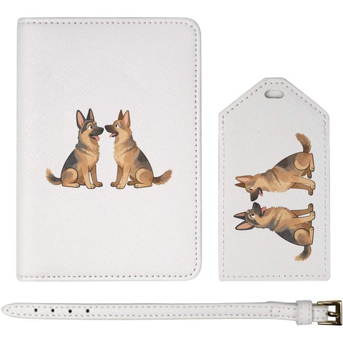 German shepherd pair - 'german, pair'