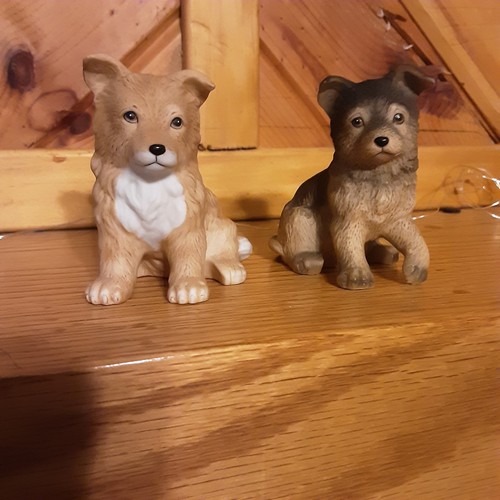 Vtg homco porcelain red heeler - homco,