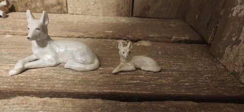 Vintage figurine dog - vintage,