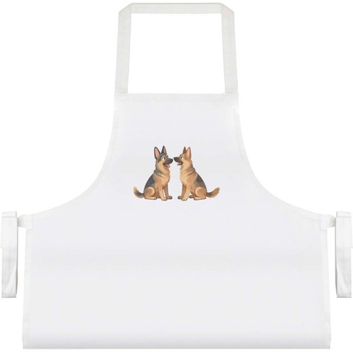 German shepherd pair cooking - pair',
