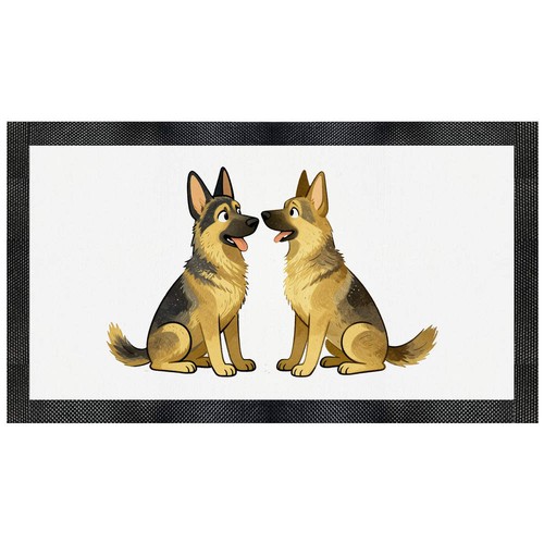 German shepherd pair pet - shepherd, pair'