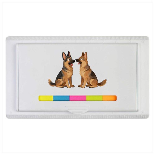 German shepherd pair sticky - 'german,